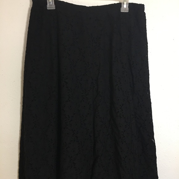 Black mid calf skirt by ETHYL - Picture 1 of 9